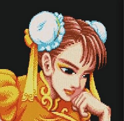 Chun-li 💙 When I was younger, I remember playing street fighter 2 with my  older brother. My favourite character was Chun-li, she was